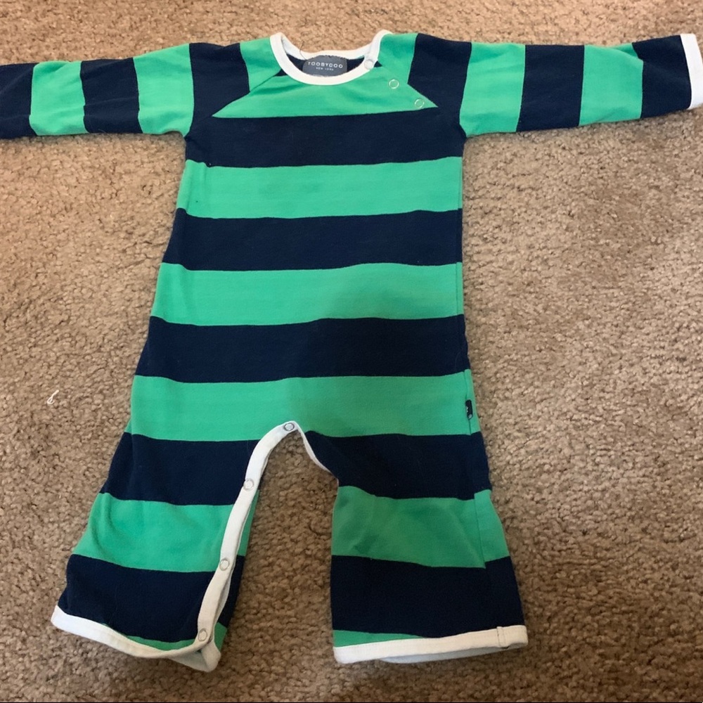 Toobydoo Striped Unisex Romper